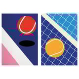 BILD Poster, match de tennis, 21x30 cm
