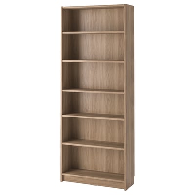 BILLY Bibliothèque, motif chêne, 80x28x202 cm