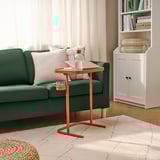 BJÖRKÅSEN Table pour ordinateur portable, brun orangé