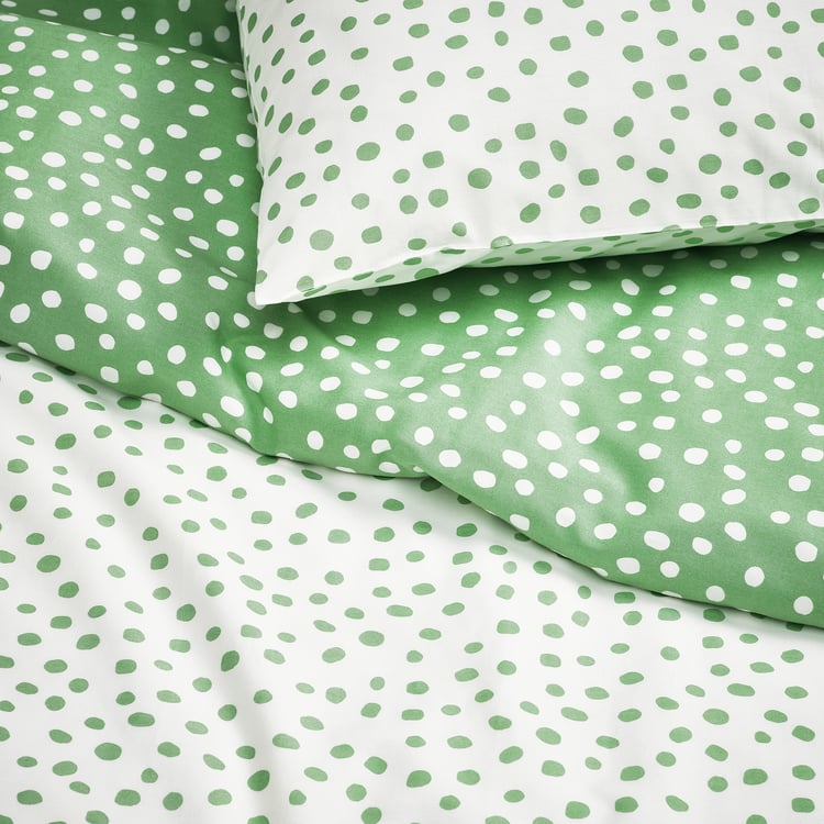 Housse De Chaise Pottery Barn Kids - Vert à Pois Blancs - État Occasion
