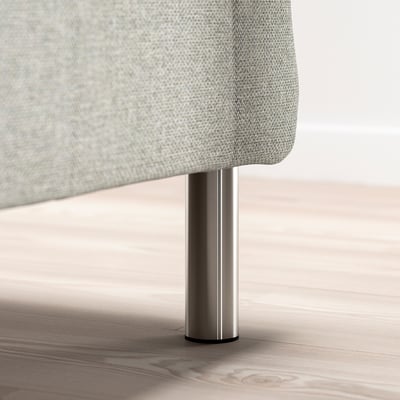 BJORLI Pied, couleur acier inox, 12.5 cm