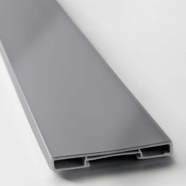 BODBYN Plinthe, gris, 220x8 cm