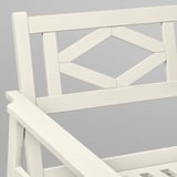 BONDHOLMEN Fauteuil, extérieur, blanc/beige