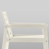 BONDHOLMEN Fauteuil, extérieur, blanc/beige