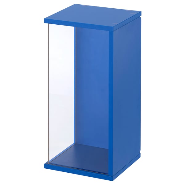 BRÄNNBOLL Élément de présentation mural, bleu vif, 50x25x25 cm
