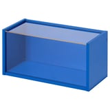 BRÄNNBOLL Élément de présentation mural, bleu vif, 50x25x25 cm