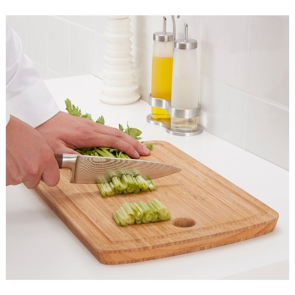 BRILJERA Couteau d'office, acier damas/érable, 16 cm