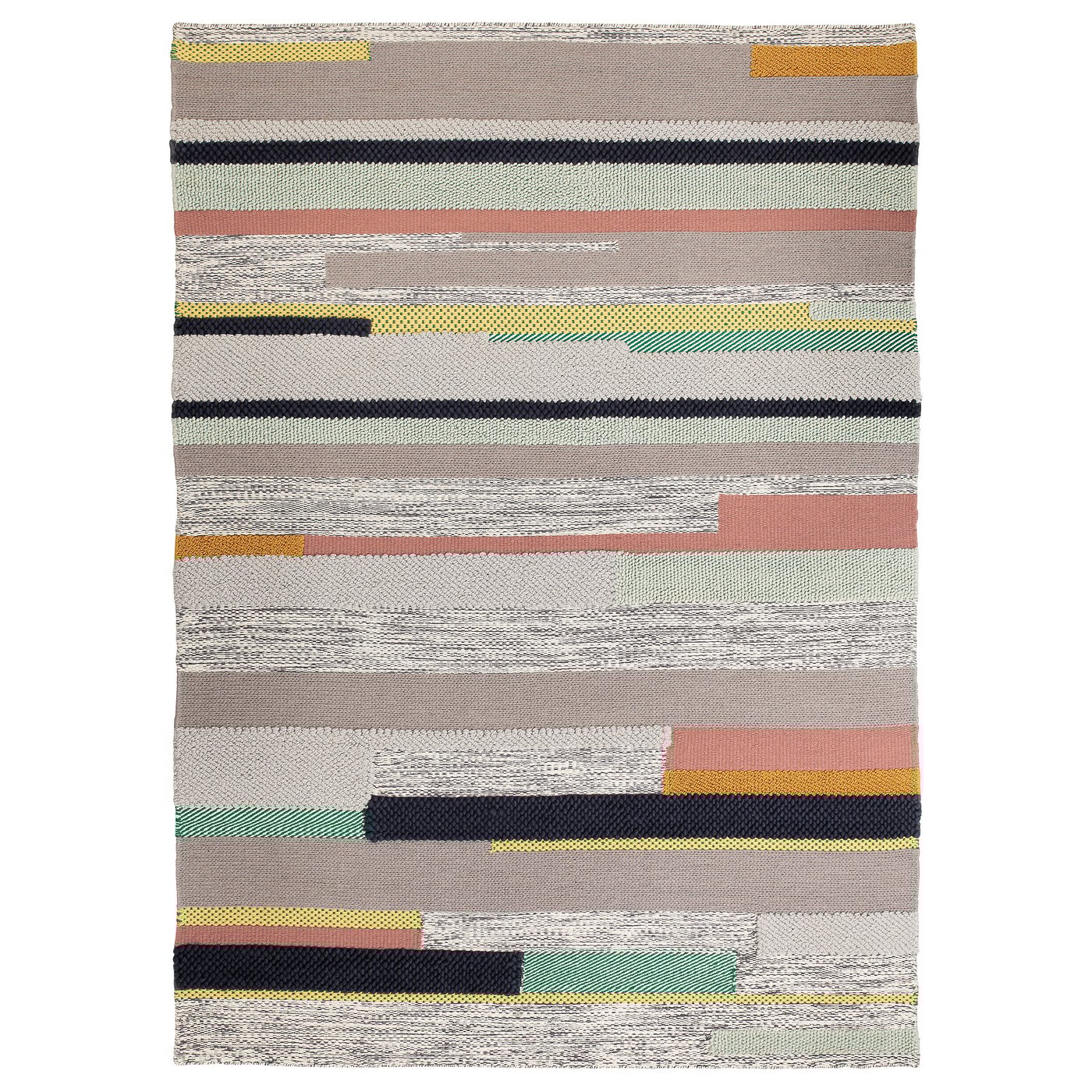 bronden tapis poils ras fait main multicolore 170x240 cm ikea suisse