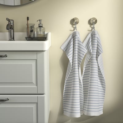 BROKGINST Serviette de toilette, blanc, 40x70 cm
