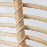 BUSKBO Fauteuil, rotin/Djupvik blanc
