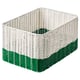 DJURTRÄNARE Panier, blanc/vert, 25x35x19 cm