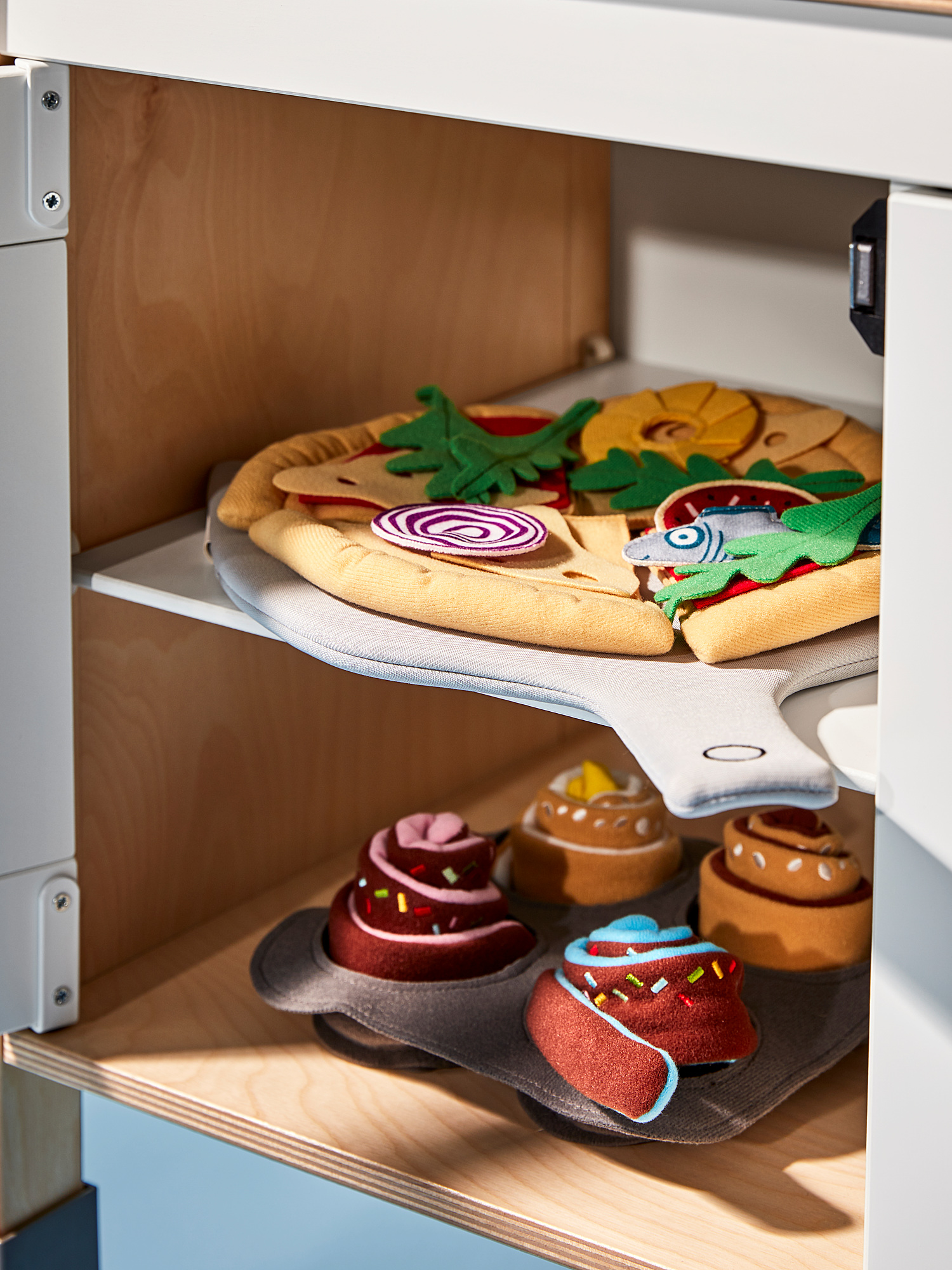 DUKTIG Gâteaux roulés en peluche, 6 pièces cannelle, petit pain IKEA Suisse