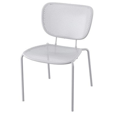 DUVSKÄR Chaise, gris extérieur/intérieur
