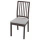 EKEDALEN Chaise, brun foncé/Orrsta gris clair