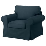 EKTORP Fauteuil, Hillared bleu foncé