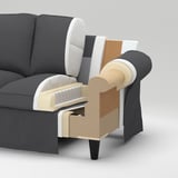 EKTORP Fauteuil, Tallmyra vert foncé