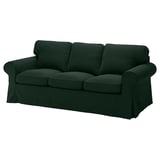 EKTORP Housse canapé 3 pl, Tallmyra vert foncé