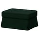 EKTORP Housse pour repose-pied, Tallmyra vert foncé