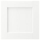 ENKÖPING Porte, blanc effet bois, 40x40 cm