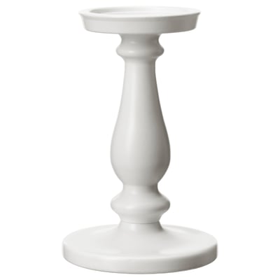 ERSÄTTA Bougeoir bougie bloc, blanc, 21 cm