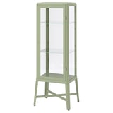 FABRIKÖR Vitrine, gris-vert pâle, 57x150 cm