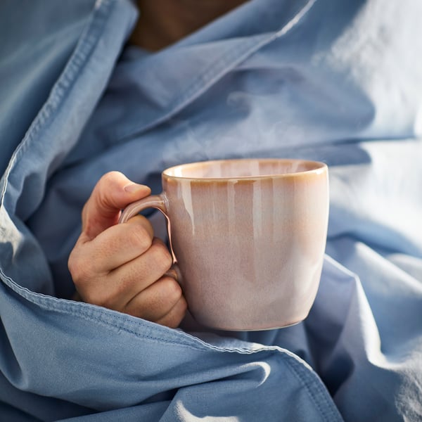 FÄRGKLAR Tasse, rose clair, 42 cl