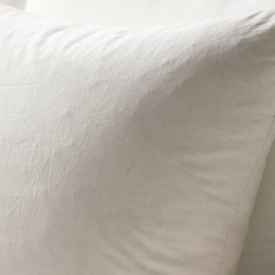 FJÄDRAR Coussin à recouvrir, blanc cassé, 50x50 cm