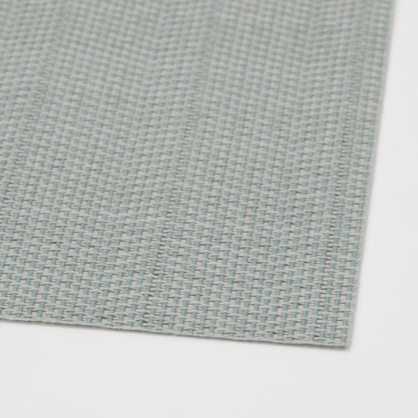 FLYGFISK Set de table, vert clair, 38x30 cm