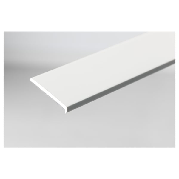 FÖRBÄTTRA Bande couvrante et fixations, blanc, 59.7x2.2 cm