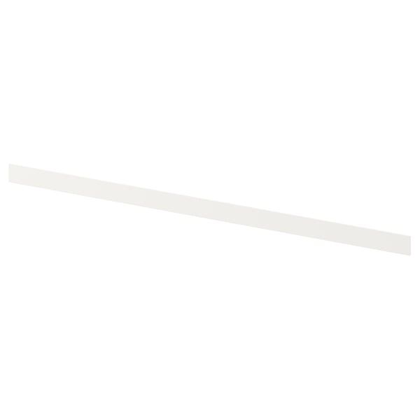 FÖRBÄTTRA Bande couvrante et fixations, blanc, 59.7x2.2 cm