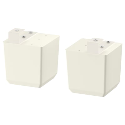 FÖRBÄTTRA Pied, blanc cassé, 8 cm