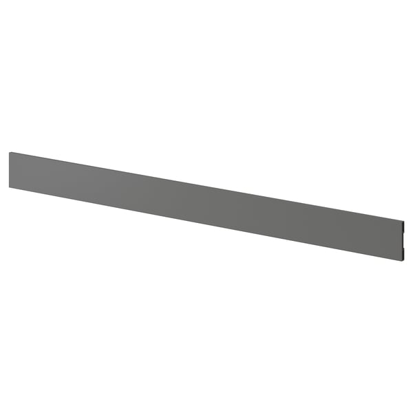 FÖRBÄTTRA Plinthe, gris foncé, 220x8 cm