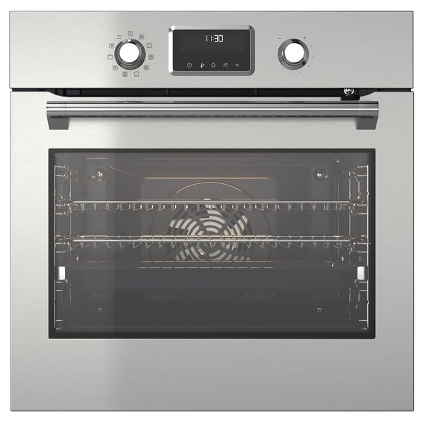 FORNEBY Four air pulsé fonction vape direct, pyrolyse IKEA 700/couleur acier inox