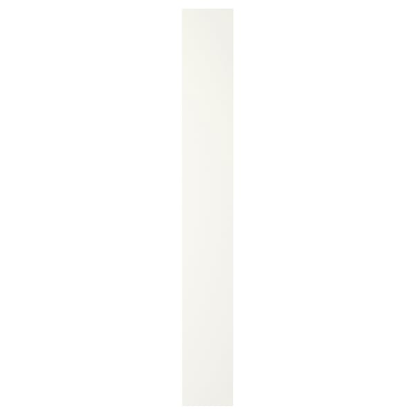 FORSAND Porte avec charnières, blanc, 25x195 cm