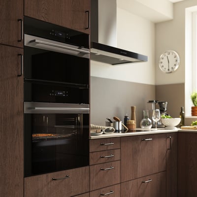 FRILLESBO Four à chaleur pulsée, air fryer pyrolyse/couleur acier inox IKEA 700