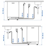 FRÖSLUNDA Lave-vaisselle encastrable, IKEA 500, 45 cm
