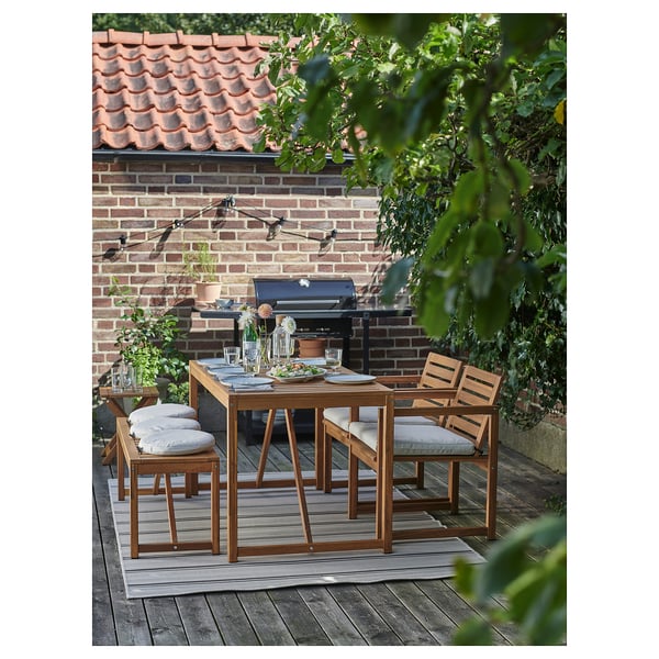 FRÖSÖN Housse pour coussin de chaise, extérieur beige, 44x44 cm - IKEA  Suisse