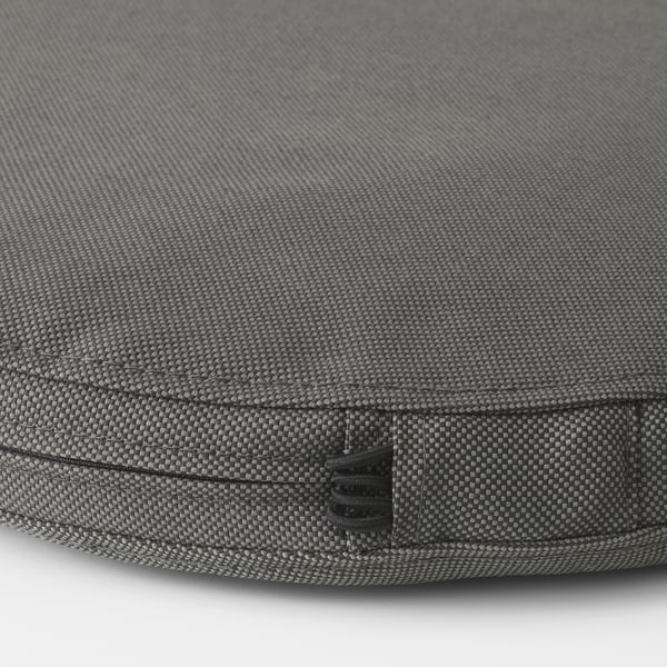 FRÖSÖN/DUVHOLMEN Coussin de chaise, extérieur, gris foncé, 35 cm