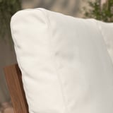 FRÖSÖN/DUVHOLMEN Coussin dossier, extérieur, beige, 62x44 cm