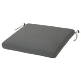 FRÖSÖN Housse pour coussin de chaise, extérieur gris foncé, 44x44 cm