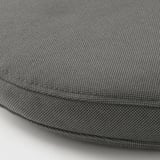 FRÖSÖN Housse pour coussin de chaise, extérieur gris foncé, 35 cm