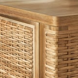 FRYKSÅS Rangement, rotin, 81x124 cm