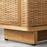 FRYKSÅS Rangement, rotin, 81x124 cm