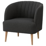 FULLÖSA Fauteuil, gris foncé