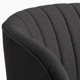 FULLÖSA Fauteuil, gris foncé