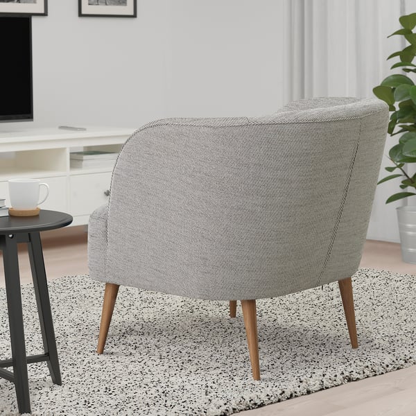 FULLÖSA Fauteuil, Viarp beige/brun