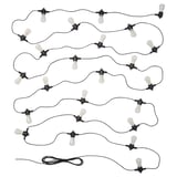 GARDJÄRN Guirlande lumineuse à LED 24 amp, noir/extérieur