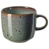 GLADELIG Mug, beige-vert, 37 cl