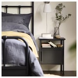 GRÅFJÄLLET Table de chevet, anthracite, 45x36x59 cm