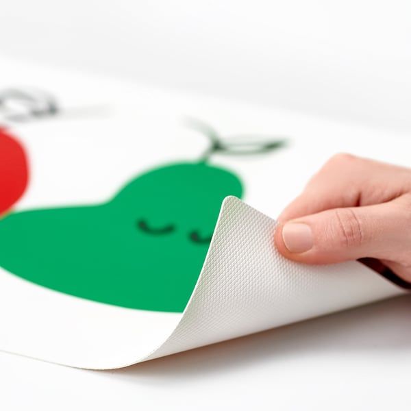 GRÖNFINK Set de table, rouge/vert, 30x40 cm